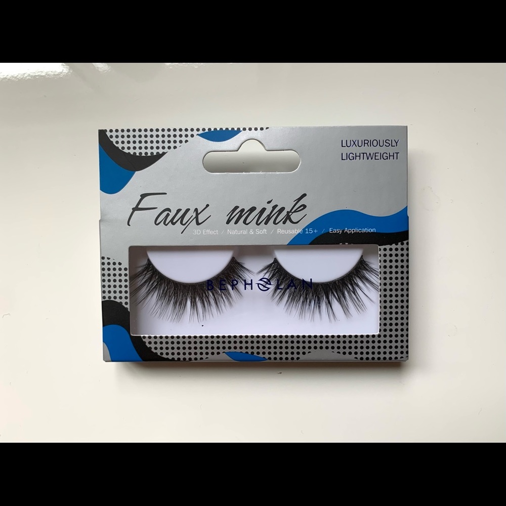 Faux mink eyelashes